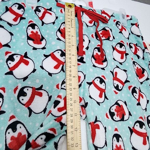 Secret Treasures Lounge Pants Plush Penguin PJ's Drawstring Pajamas S/CH Small - Picture 5 of 7
